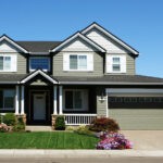A multi-colored two-story residential home in Omaha, NE, protected by professional pest control services.