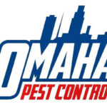 Omaha Pest Control official logo featuring a blue skyline graphic, representing professional pest management and exterminator services in Omaha, Nebraska.